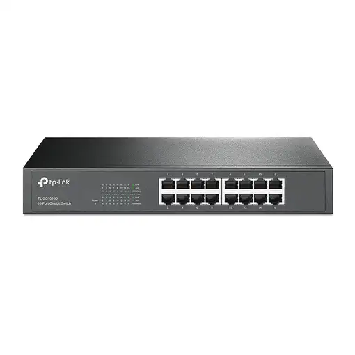 TP-Link TL-SG1016D No administrado Gigabit Ethernet (10/100/1000) Negro