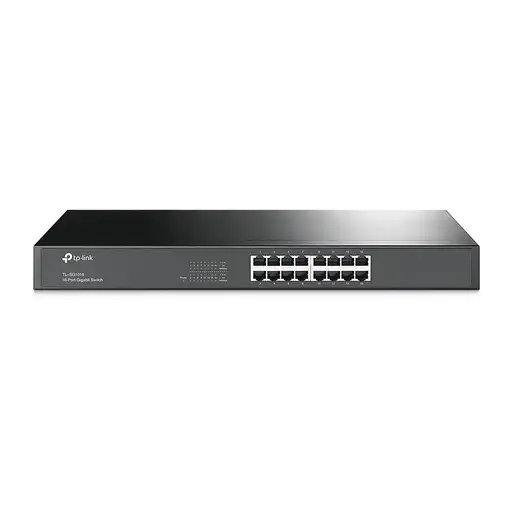 TP-Link TL-SG1016 No administrado Gigabit Ethernet (10/100/1000) 1U Negro