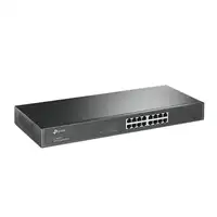 TP-Link TL-SG1016 No administrado Gigabit Ethernet (10/100/1000) 1U Negro