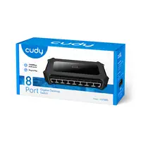 Cudy GS108D switch Gigabit Ethernet (10/100/1000) Negro