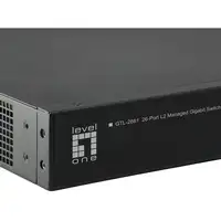 LevelOne GTL-2661 switch Gestionado L2 Gigabit Ethernet (10/100/1000) Negro