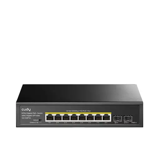 Cudy GS1008PS2 switch No administrado Gigabit Ethernet (10/100/1000) Energía sobre