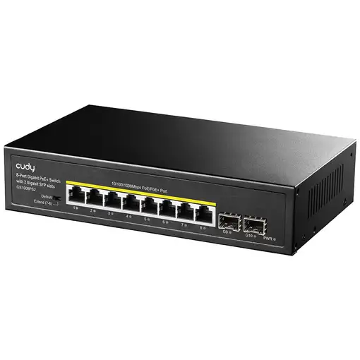 Cudy GS1008PS2 switch No administrado Gigabit Ethernet (10/100/1000) Energía sobre