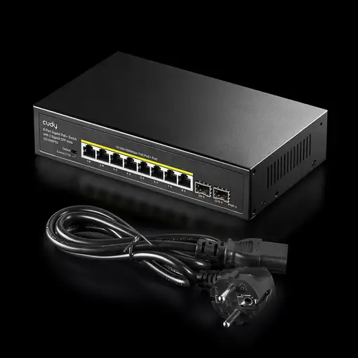 Cudy GS1008PS2 switch No administrado Gigabit Ethernet (10/100/1000) Energía sobre