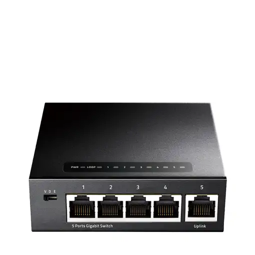 Cudy GS105 switch Gigabit Ethernet (10/100/1000) Negro