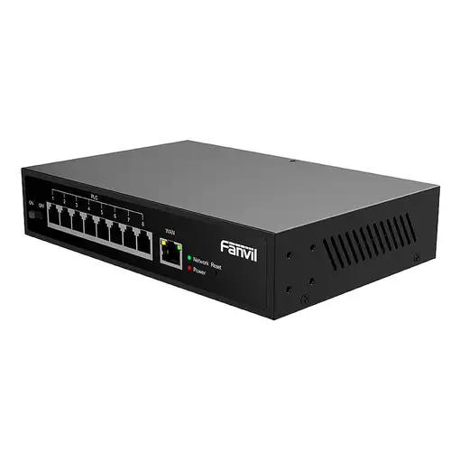 Fanvil PN8 switch No administrado Fast Ethernet (10/100) Negro
