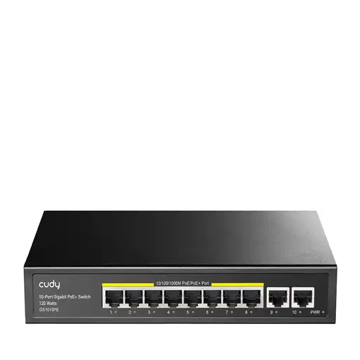 Cudy GS1010PE switch Gigabit Ethernet (10/100/1000) Energía sobre Ethernet (PoE) N