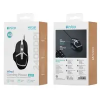 UNICO MS1261 ratón Universal mano derecha USB tipo A 2400 DPI