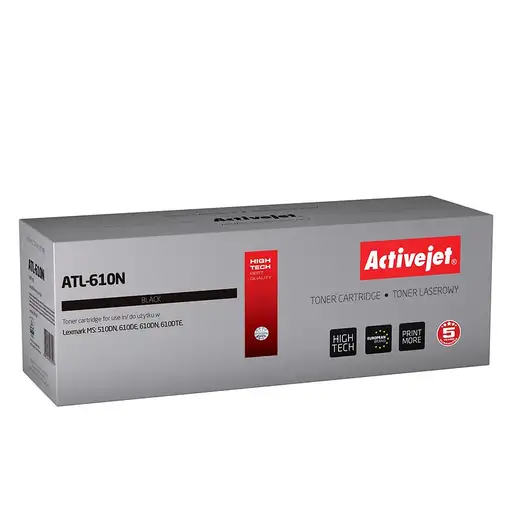 Activejet Cartucho de tóner ATL-502NX (repuesto Lexmark 502X/50F2X00; Supreme; 100