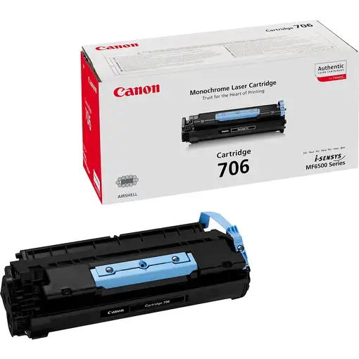 Canon 706 cartucho de tóner 1 pieza(s) Original Negro