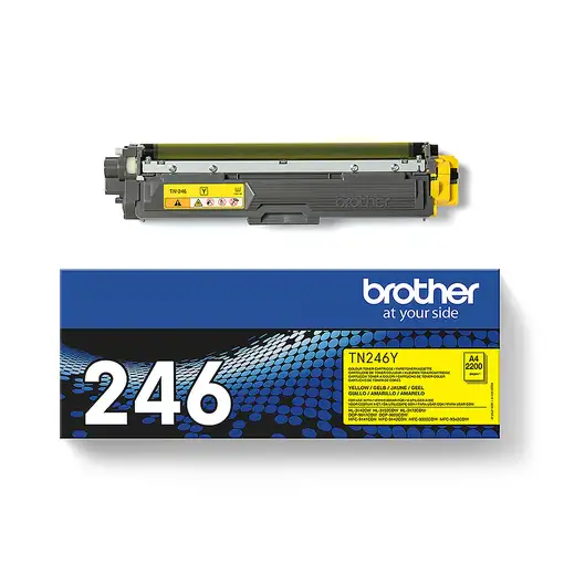 Brother TN-246Y cartucho de tóner 1 pieza(s) Original Amarillo