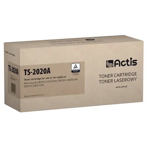 Actis Cartucho de tóner TS-2020A (repuesto Samsung MLT-D111S; Supreme; 1000 página
