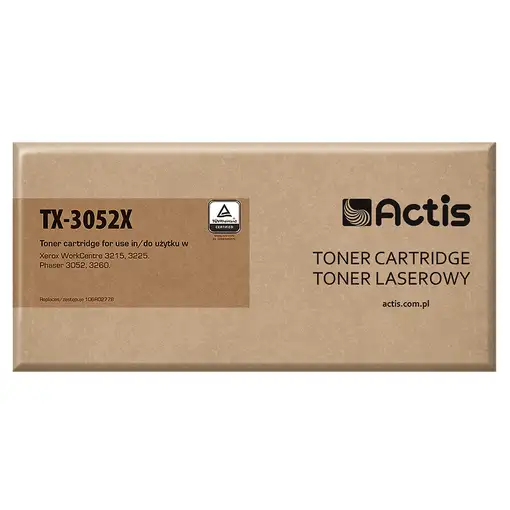 Actis TX-3052X (reemplazo Xerox 106R02778; Estándar; 3000 páginas; negro)