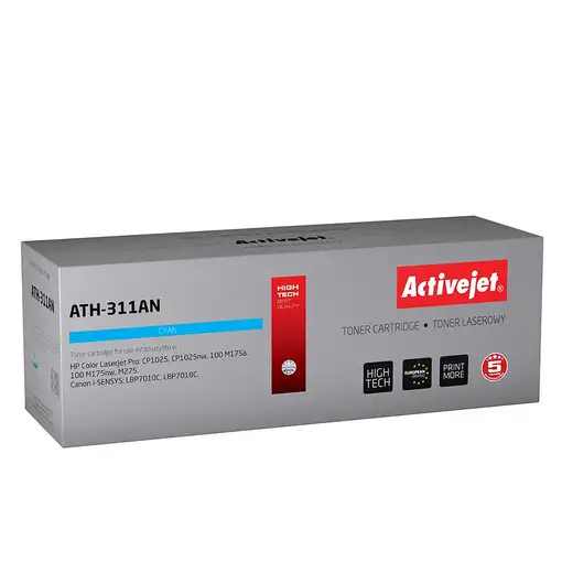 Activejet ATH-311AN (repuesto Canon, HP 126A CRG-729C, CE311A; Premium; 1000 págin