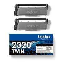 Brother TN-2320TWIN cartucho de tóner 1 pieza(s) Original Negro