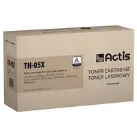 Actis Tóner TH-05X para impresoras HP, Canon, Recambio HP 05X CE505X, Canon CRG-71