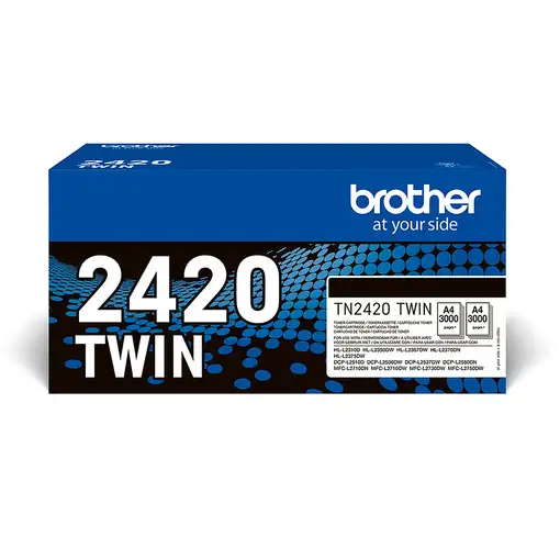 Brother TN-2420TWIN cartucho de tóner 2 pieza(s) Original