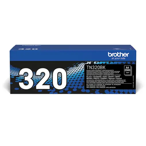 Brother TN-320BK cartucho de tóner 1 pieza(s) Original Negro