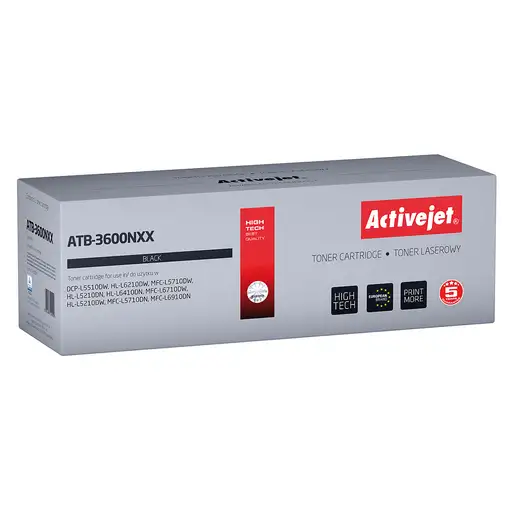 Activejet ATB-3600NXX Toner para impresoras Brother; ReplacementBrother TN3600XXL;