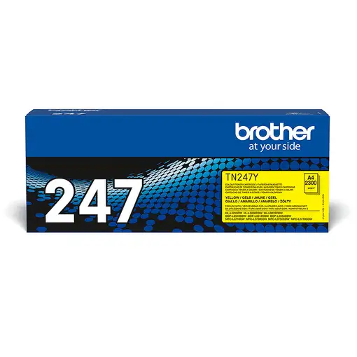 Brother TN-247Y cartucho de tóner 1 pieza(s) Original Amarillo