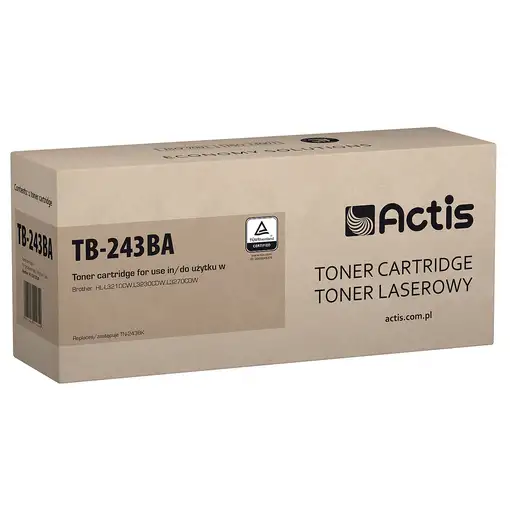 Actis Cartucho de tóner TB-243BA (reemplazo de Brother TN-243BK; estándar; 1000 pá