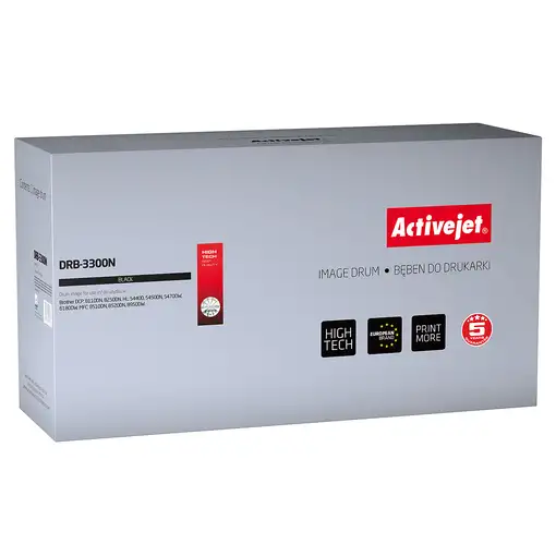 Activejet Tambor DRB-3300N (repuesto Brother DR-3300; Supreme; 30 000 páginas; neg