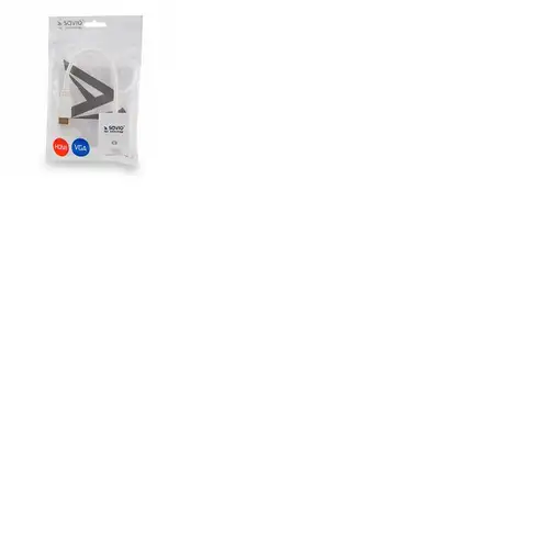Savio CL-27B adaptador de cable de vídeo 0,1 m HDMI tipo A (Estándar) VGA (D-Sub)