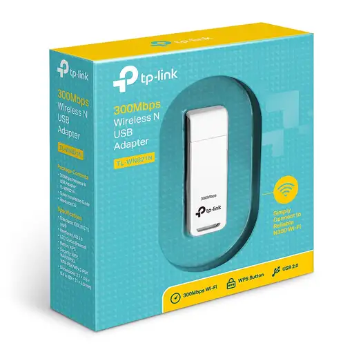 TP-Link TL-WN821N adaptador y tarjeta de red WLAN 300 Mbit/s