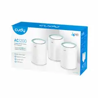 Cudy M1300 3-PACK sistema Wi-Fi Mesh (Wi-Fi en malla) Doble banda (2,4 GHz / 5 GHz