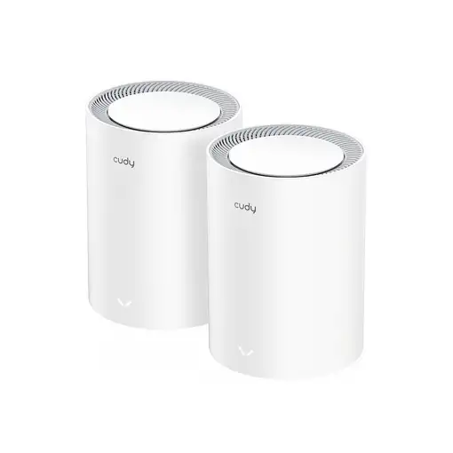 Cudy M3000 2-PACK sistema Wi-Fi Mesh (Wi-Fi en malla) Doble banda (2,4 GHz / 5 GHz