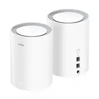 Cudy AX1800 Doble banda (2,4 GHz / 5 GHz) Wi-Fi 6 (802.11ax) Blanco 1 Interno