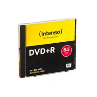 Intenso DVD+R 8.5GB, DL, 8x 8,5 GB DVD+R DL 5 pieza(s)