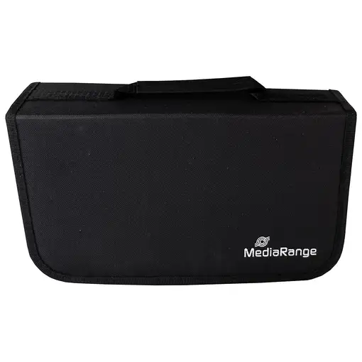 MediaRange BOX55 funda para discos ópticos Funda cartera 96 discos Negro