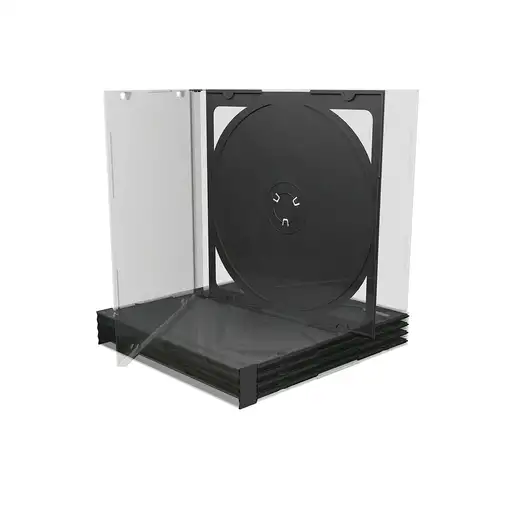 MediaRange BOX31-2 funda para discos ópticos Caja transparente para CD 2 discos Ne