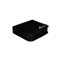 MediaRange BOX50 funda para discos ópticos Funda cartera 24 discos Negro