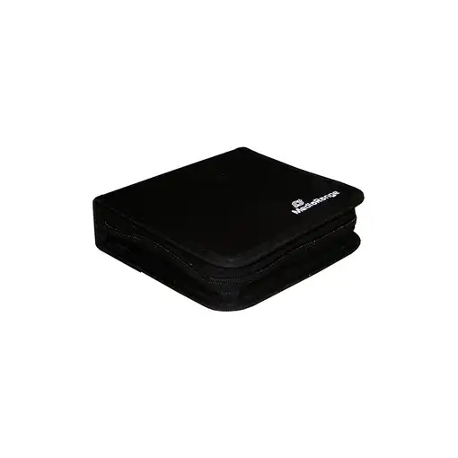 MediaRange BOX50 funda para discos ópticos Funda cartera 24 discos Negro