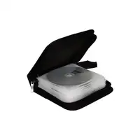 MediaRange BOX50 funda para discos ópticos Funda cartera 24 discos Negro