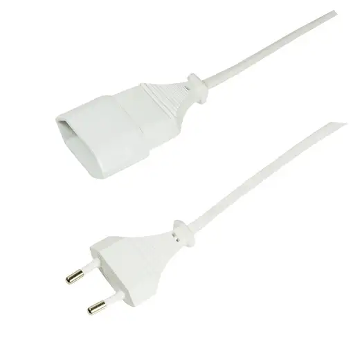 LogiLink 2m, 2xCEE 7/16 Blanco CEE7/16