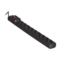 Activejet COMBO 9GN 5M base múltiple 9 salidas AC Interior Negro