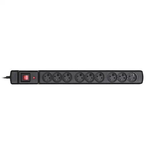 Activejet COMBO 9GN 5M base múltiple 9 salidas AC Interior Negro