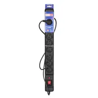 Activejet COMBO 9GN 5M base múltiple 9 salidas AC Interior Negro