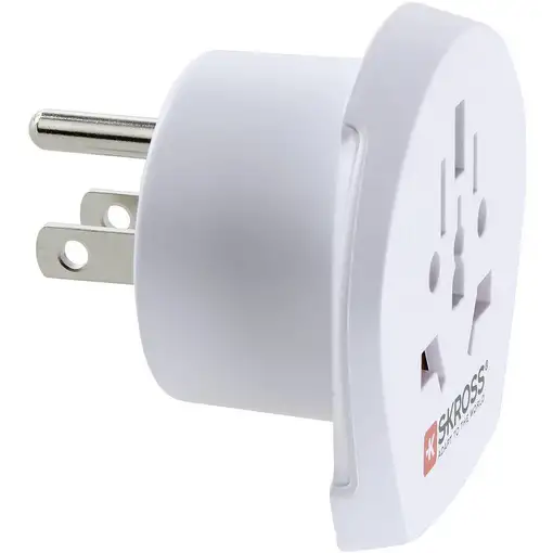 Skross 1.500221-E adaptador de enchufe eléctrico Tipo A Universal Blanco