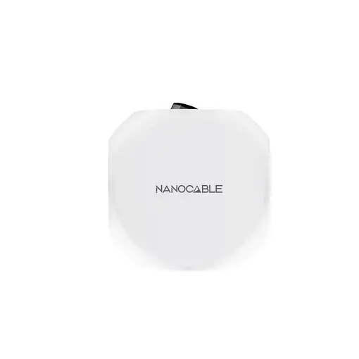 Nanocable Base de 3 enchufes con 4 USB's (2 USB A + 2 USB-C), con interruptor
