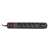 Activejet APN-8G/3M-BK base múltiple 8 salidas AC Interior Negro