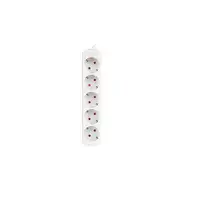 Lanberg PS0-05F-0300-W base múltiple 3 m 5 salidas AC Interior Blanco