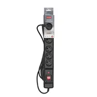 Activejet COMBO 6GN 3M base múltiple 6 salidas AC Interior Negro