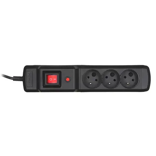 Activejet COMBO 3GN 5M base múltiple 3 salidas AC Interior Negro
