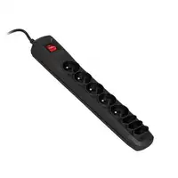 Activejet APN-8G/1,5M-BK base múltiple 8 salidas AC Interior Negro