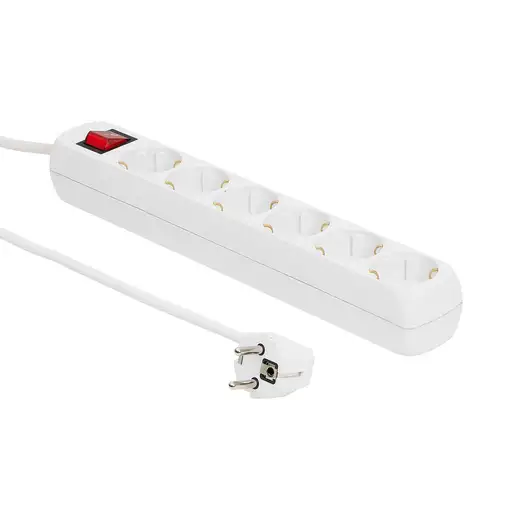 Microconnect GRU0063W base múltiple 3 m 6 salidas AC Interior Blanco