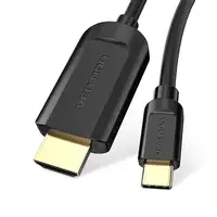 Vention Cable Conversor HDMI 1.4 4K CGUBG/ USB Tipo-C Macho - HDMI Macho/ 1.5m/ Ne
